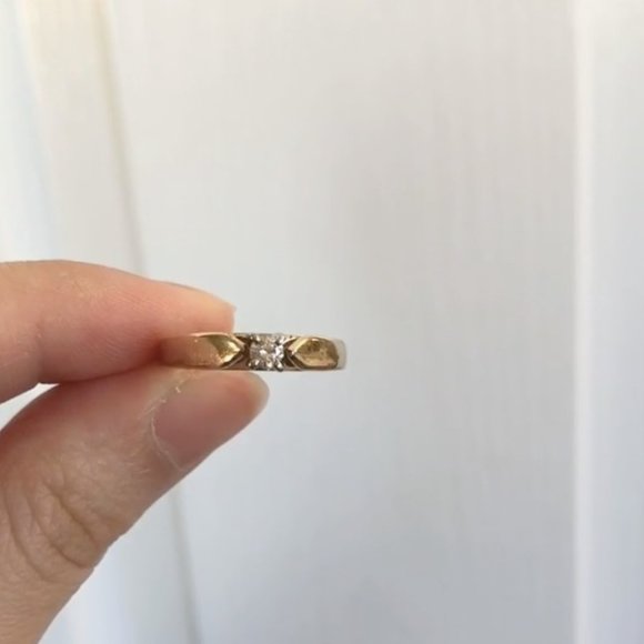 Jewelry - Authentic 14k Gold Diamond Ring / Promise Ring / Engagement Ring Gold Ring